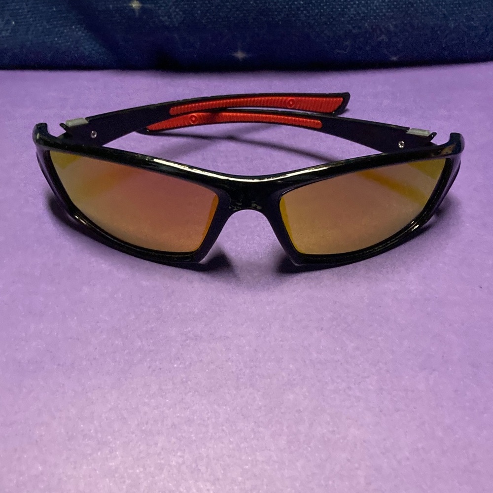 Black and Red Sports Sunglasses